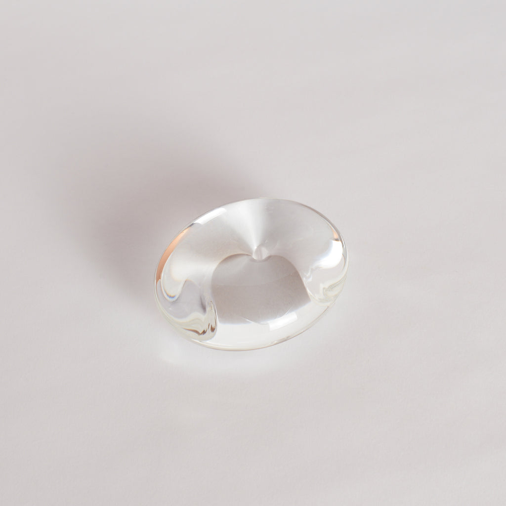 Glass 'Pebble' Bud Vase