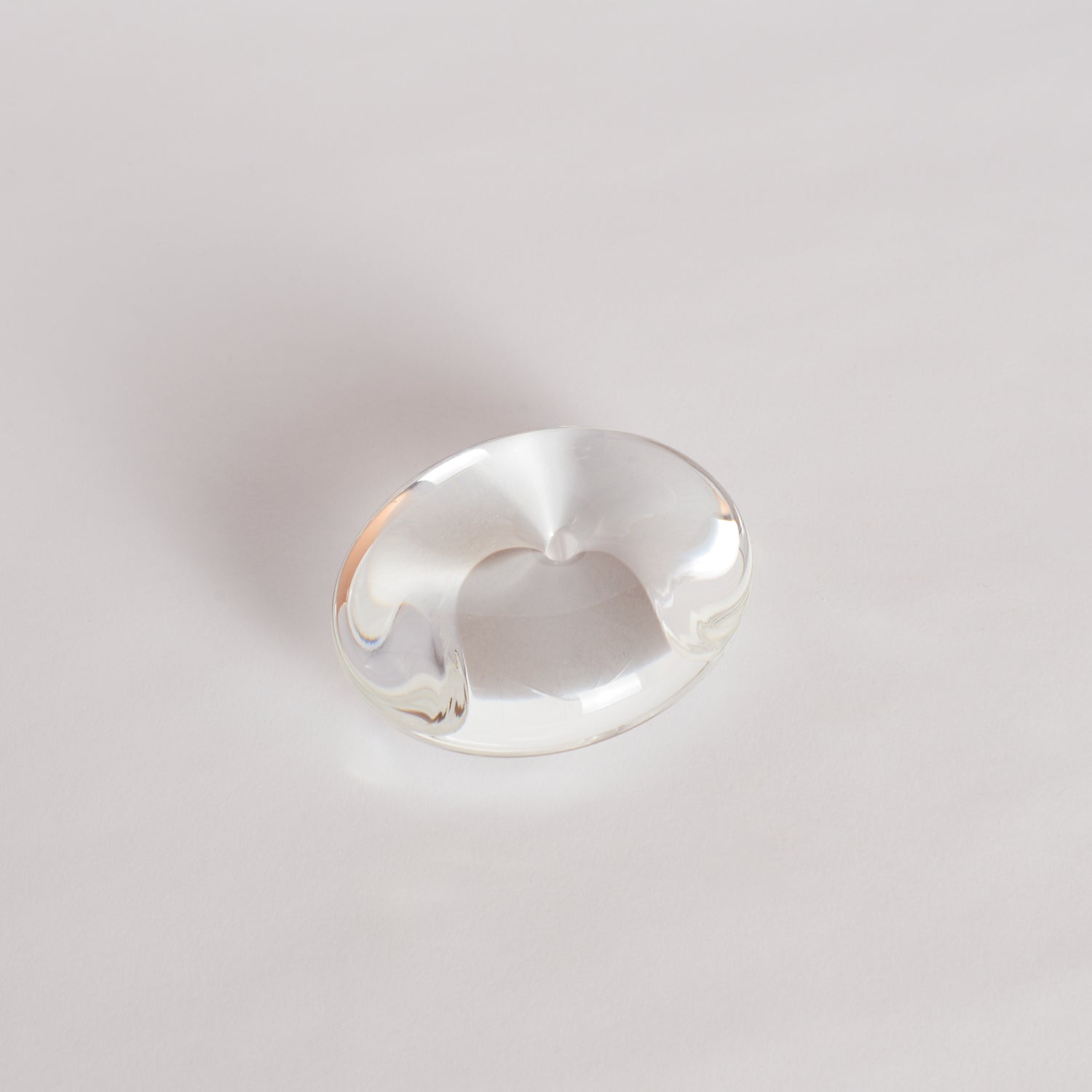 Glass 'Pebble' Bud Vase