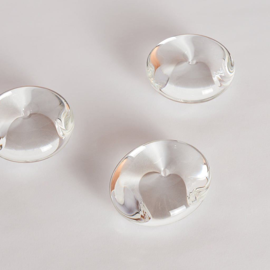 Glass 'Pebble' Bud Vase