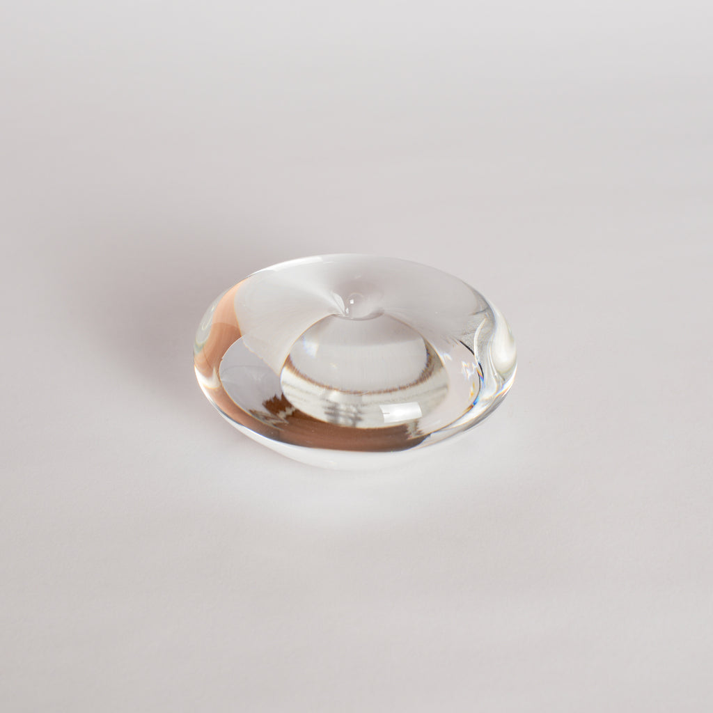 Glass 'Pebble' Bud Vase