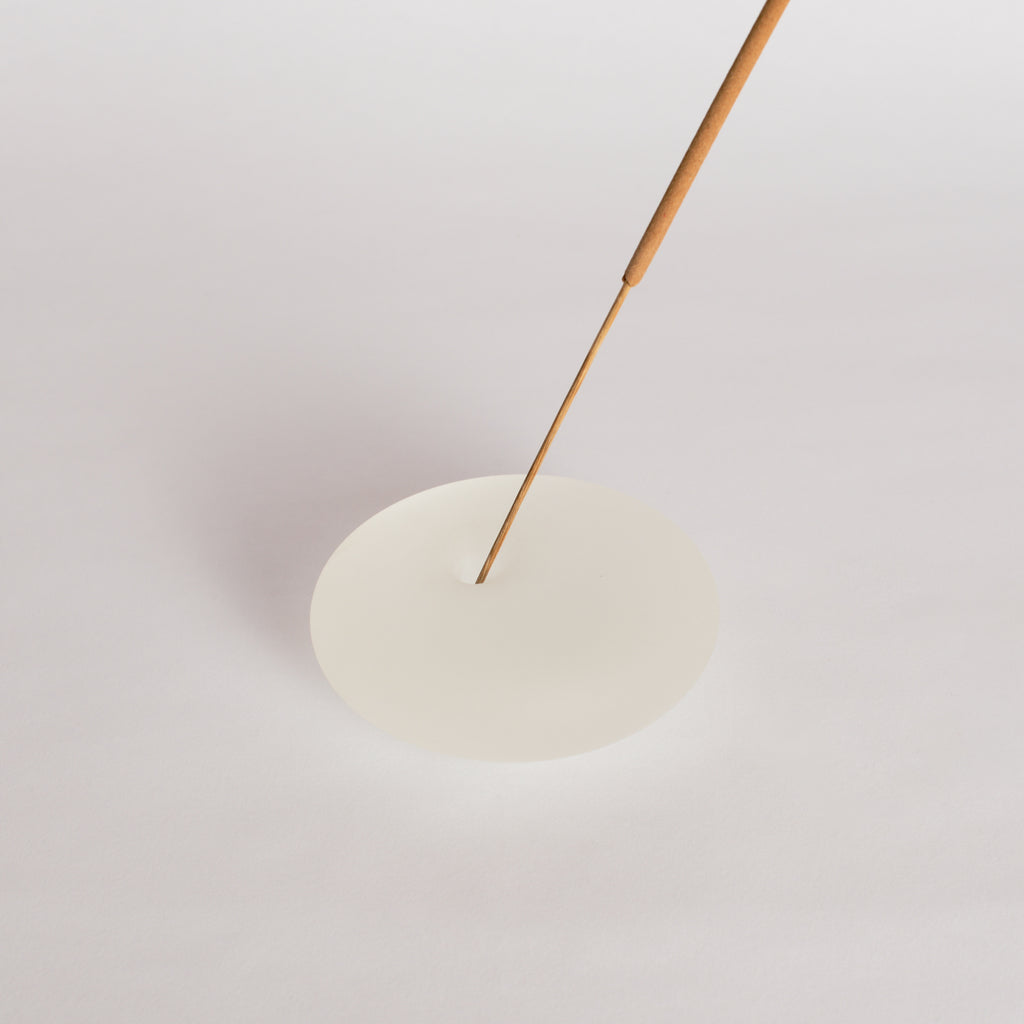 Opaque Glass 'Pebble' Incense Holder