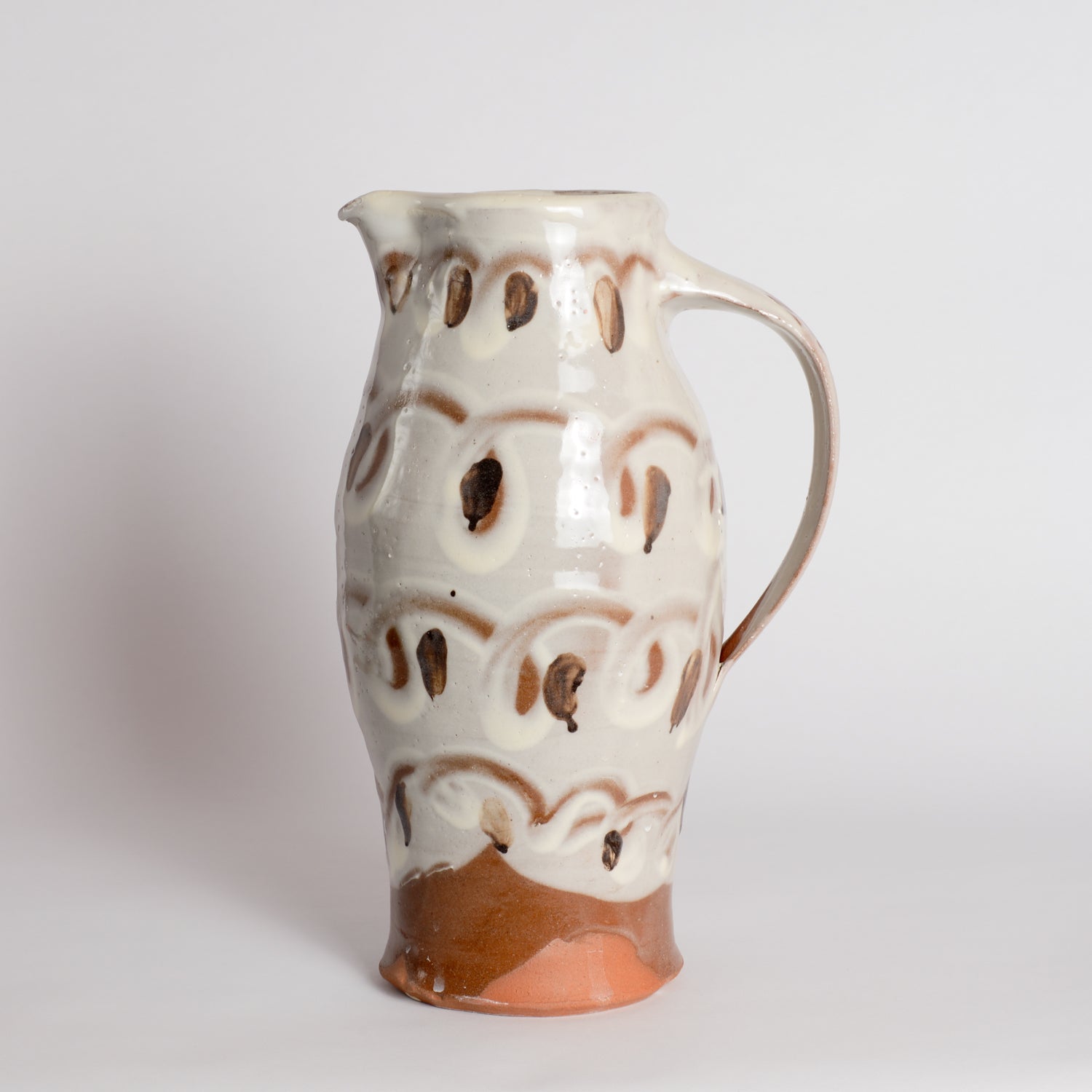 Terracotta Slipware Jug