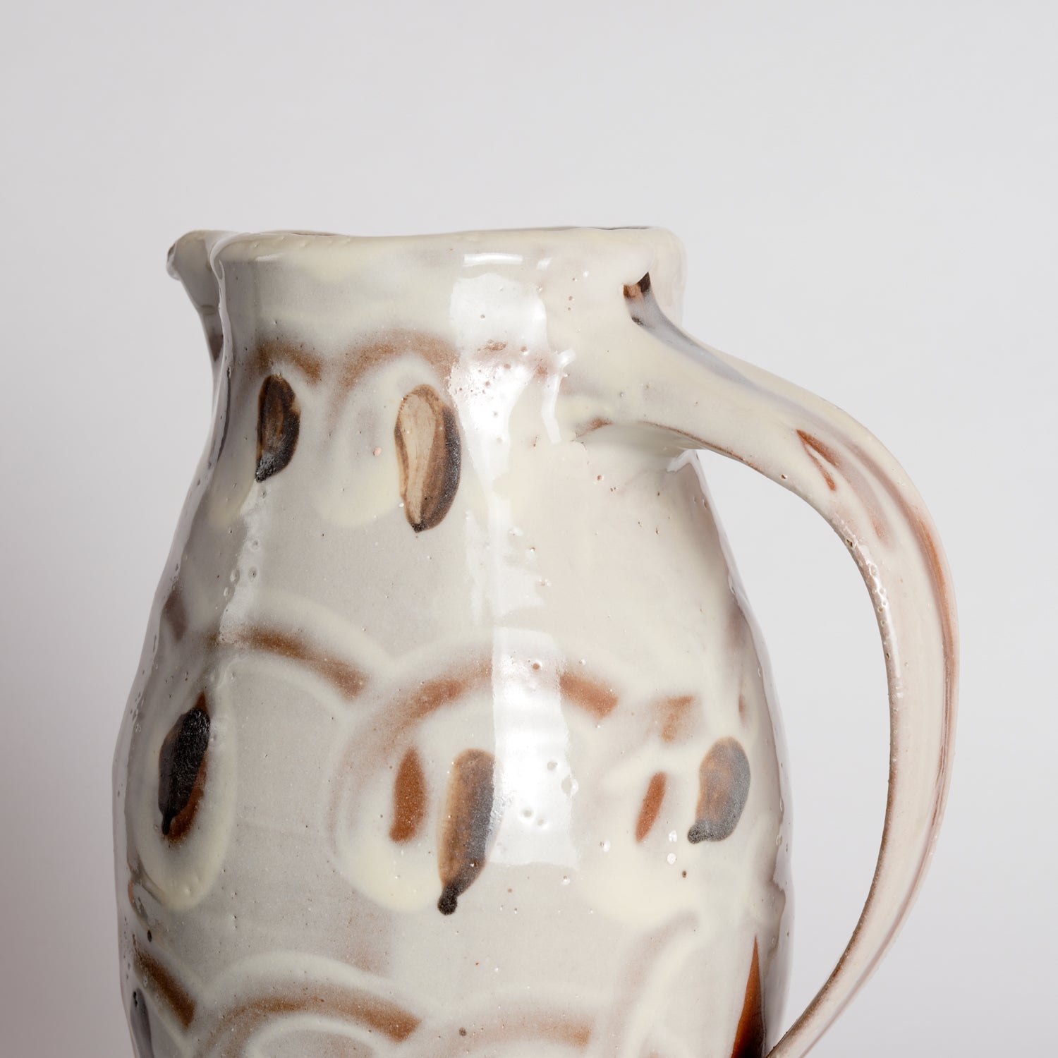 Terracotta Slipware Jug