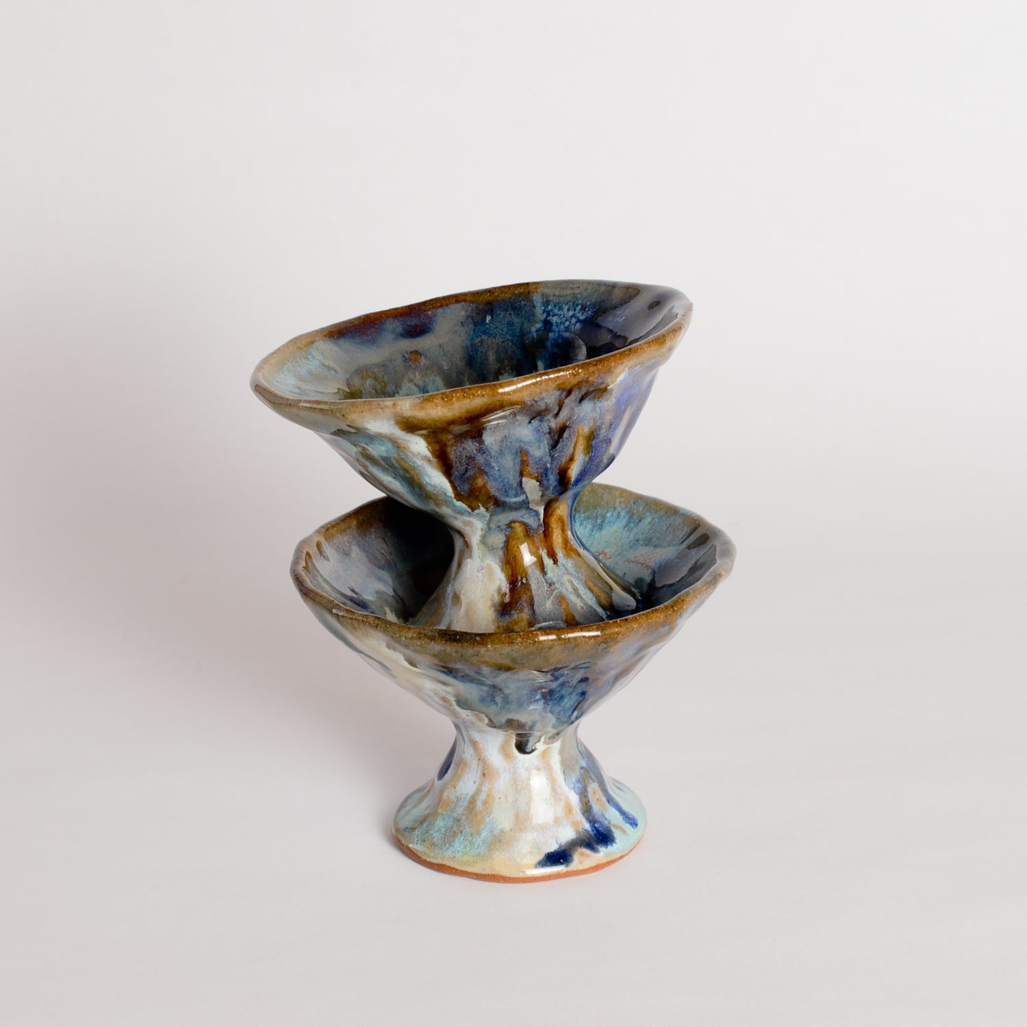 Ceramic Footed Dessert Bowl