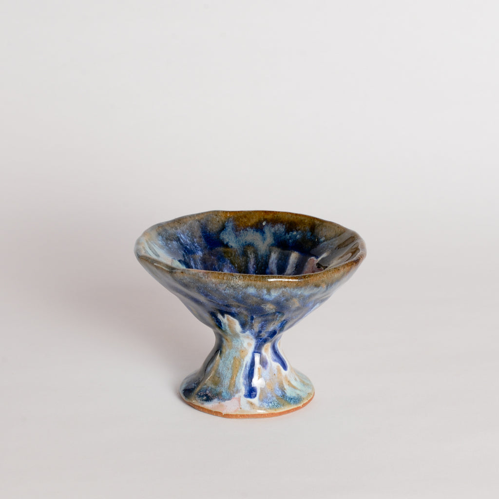 Ceramic Footed Dessert Bowl