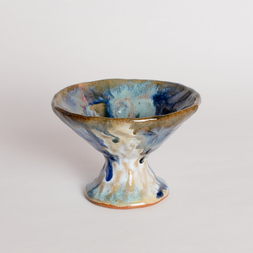 Ceramic Footed Dessert Bowl