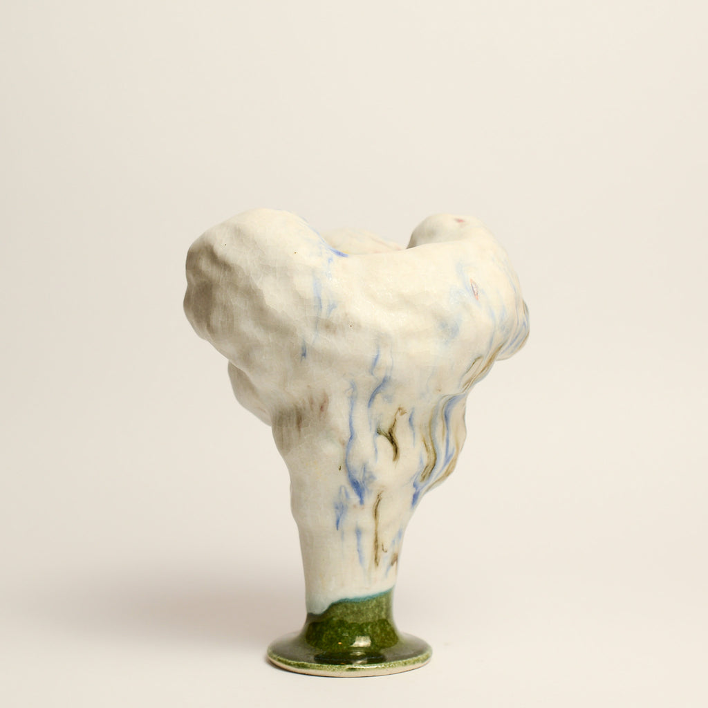 DAWN VACHON studied visual arts at Emily Carr University of Art and Design in Vancouver, receiving her BFA in 2008. Since relocating to Melbourne, she has made a lot of ceramic pots and has exhibited a handful of ceramic things that aren't pots. Dawn can often be found throwing, handbuilding and concocting glazes at her home-studio in Coburg.