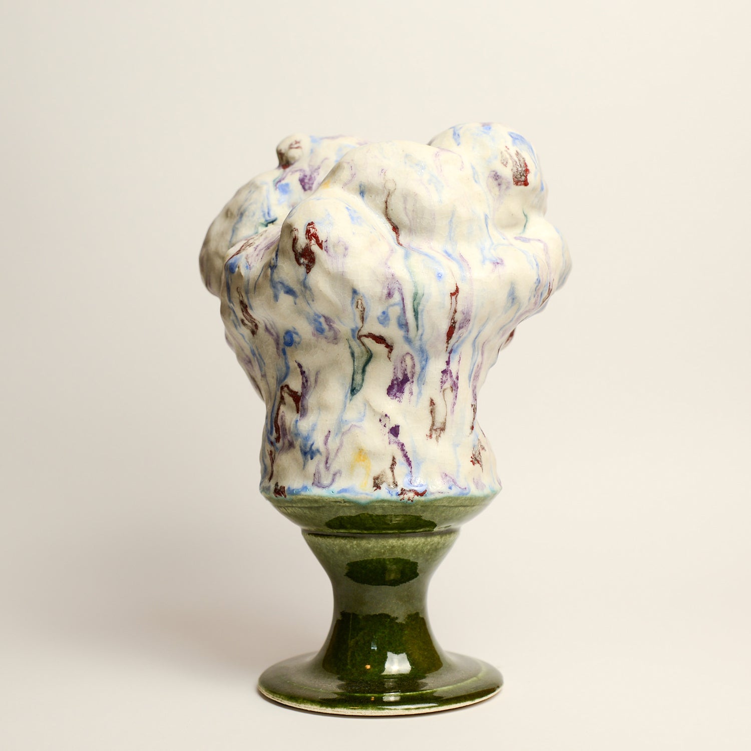 DAWN VACHON studied visual arts at Emily Carr University of Art and Design in Vancouver, receiving her BFA in 2008. Since relocating to Melbourne, she has made a lot of ceramic pots and has exhibited a handful of ceramic things that aren't pots. Dawn can often be found throwing, handbuilding and concocting glazes at her home-studio in Coburg.