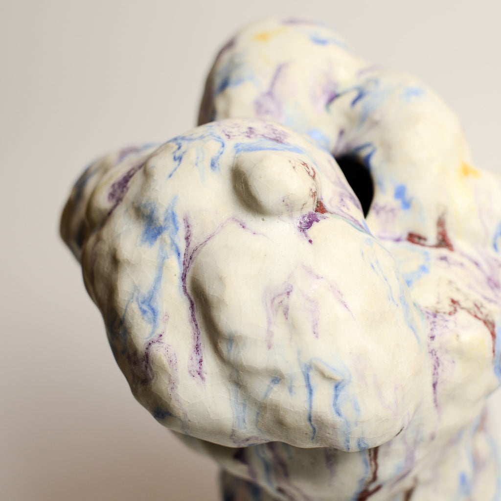 DAWN VACHON studied visual arts at Emily Carr University of Art and Design in Vancouver, receiving her BFA in 2008. Since relocating to Melbourne, she has made a lot of ceramic pots and has exhibited a handful of ceramic things that aren't pots. Dawn can often be found throwing, handbuilding and concocting glazes at her home-studio in Coburg.