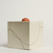 Ceramic sculpture handmade by Sydney-based artist Debbey Watson. The minimal aesthetic of Debbey’s enclosed, slab-built geometric forms and contemporary ceramics is inspired by her interest in modern architecture and design. 