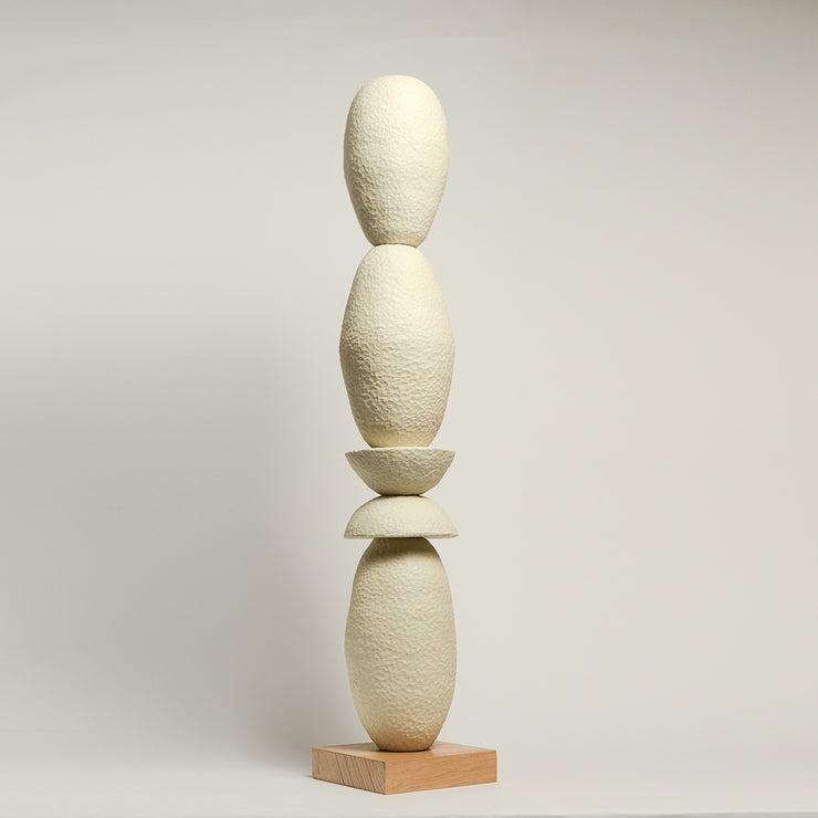 ELLA BENDRUPS is an emerging ceramic artist whose practice explores ancient clay and stone artefacts and their ability to transcend the times and cultures in which they were created. She embraces the expressive nature of hand building, pinching, coiling and carving clay to highlight the maker’s touch.