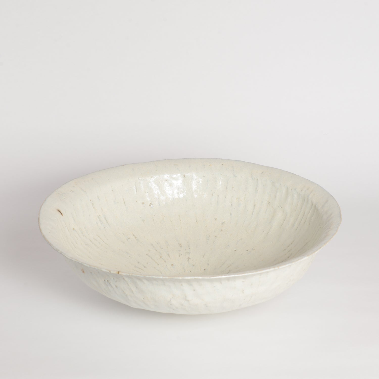 Large Celestial Carved Flower Bowl