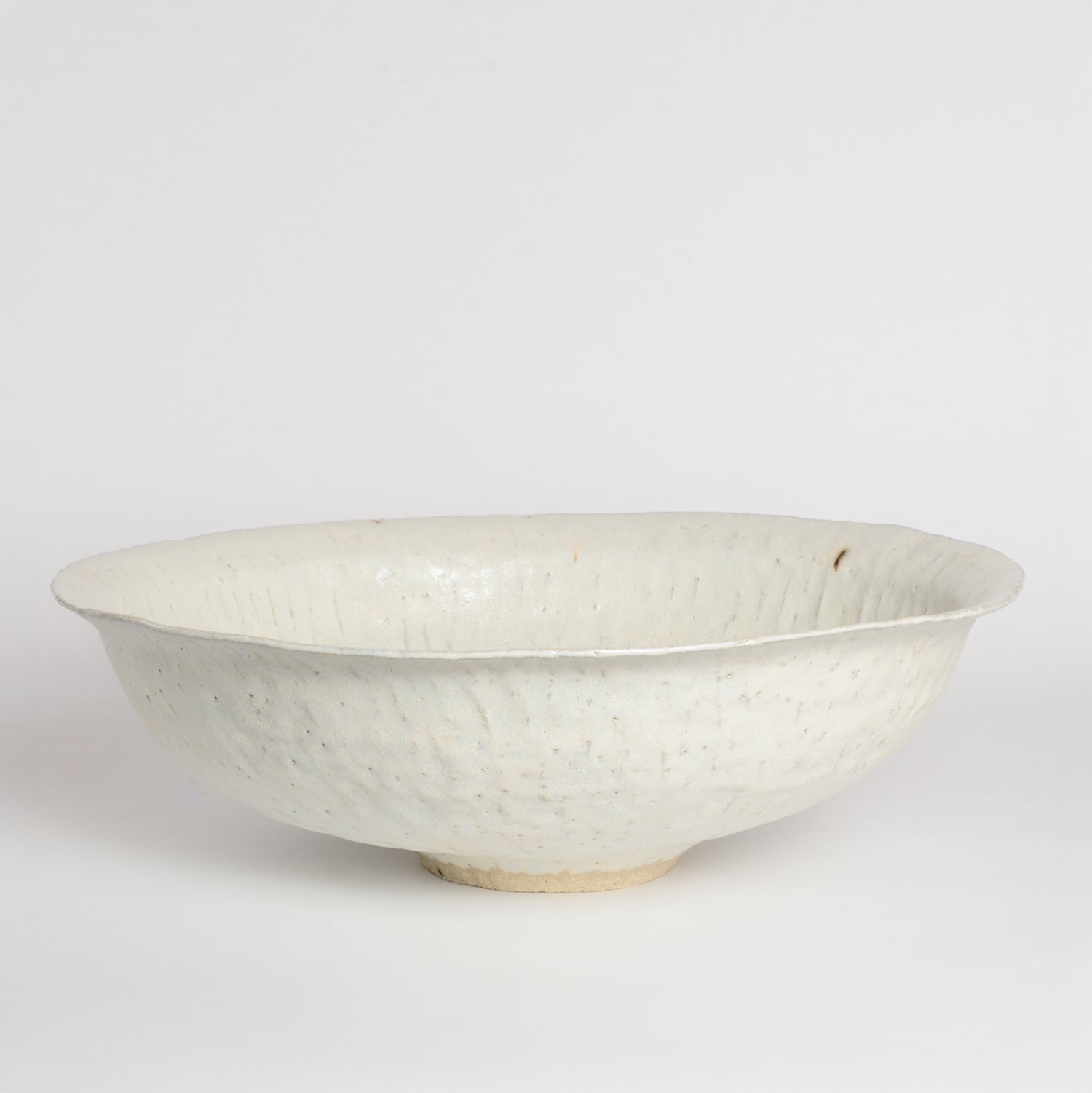 Large Celestial Carved Flower Bowl