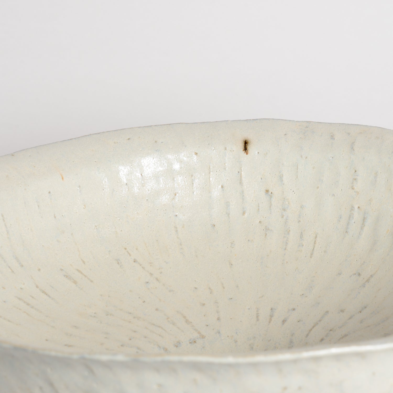 Large Celestial Carved Flower Bowl