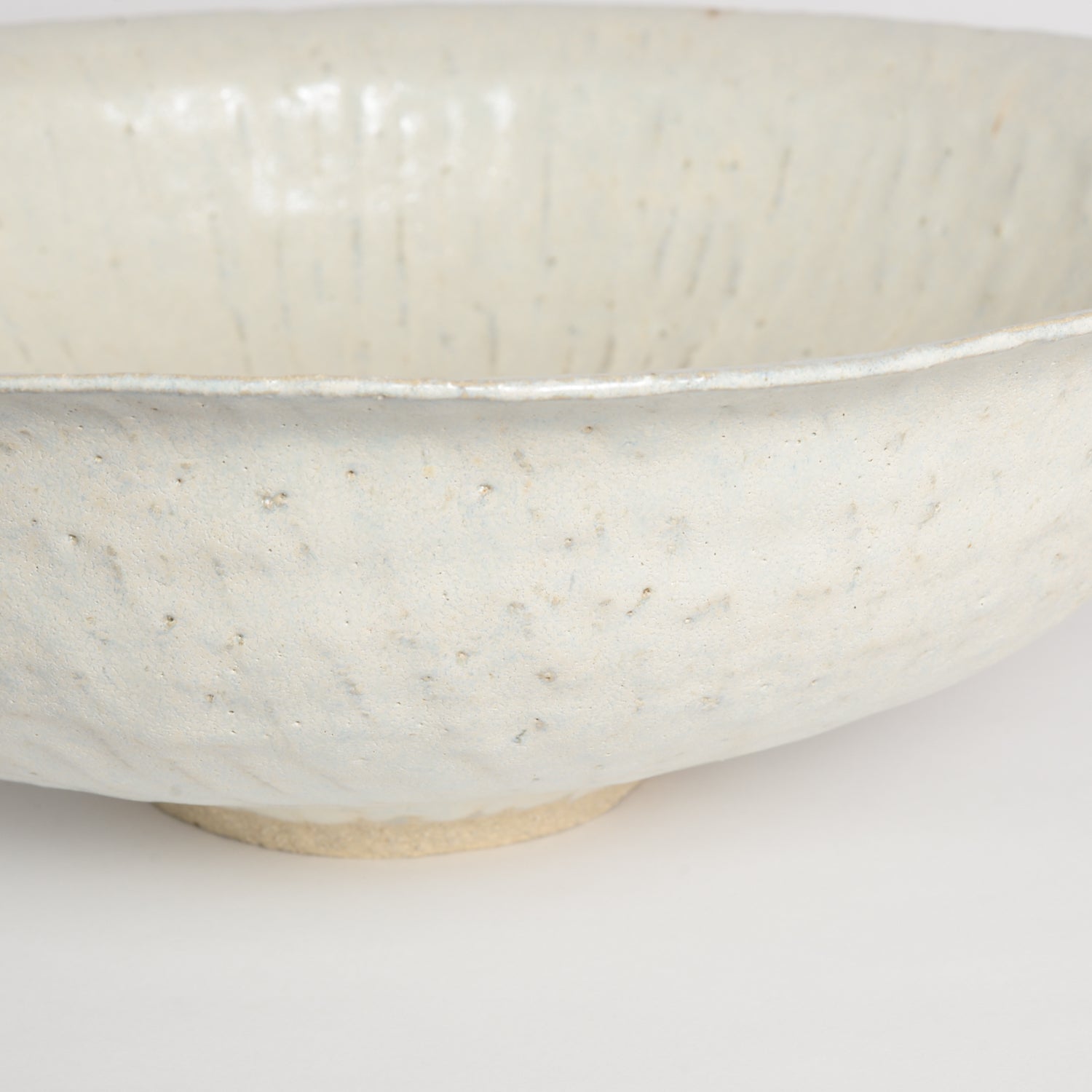 Large Celestial Carved Flower Bowl