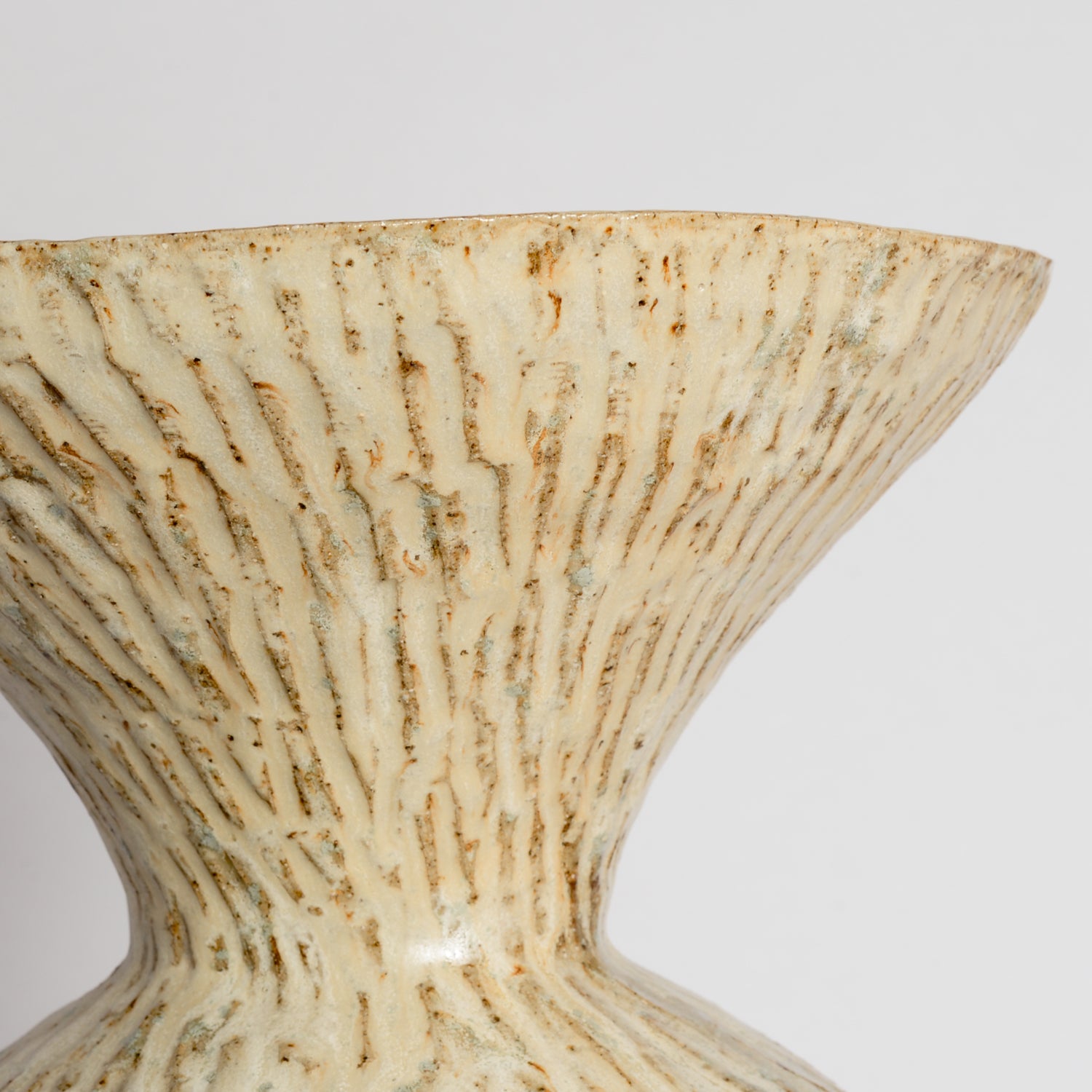 Carved Celestial Wobble Vase