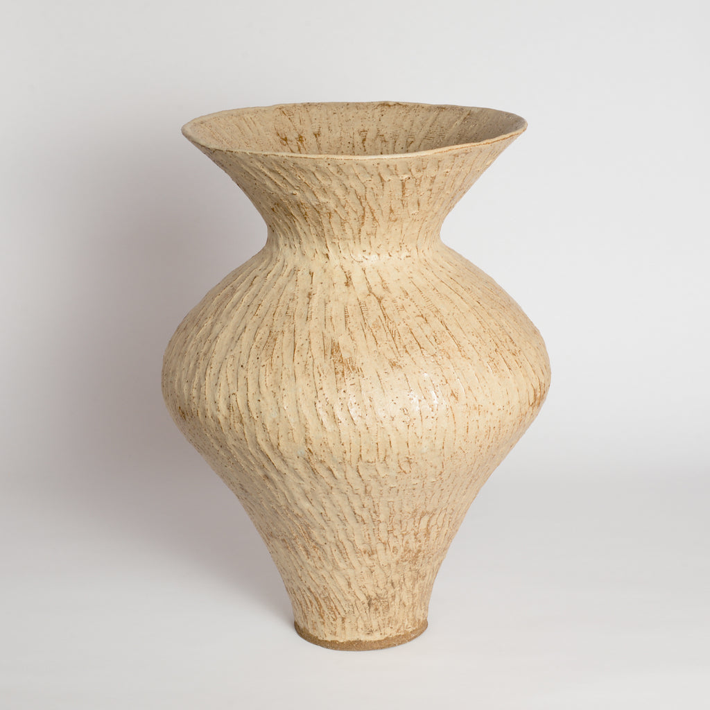 Carved Flare Vase