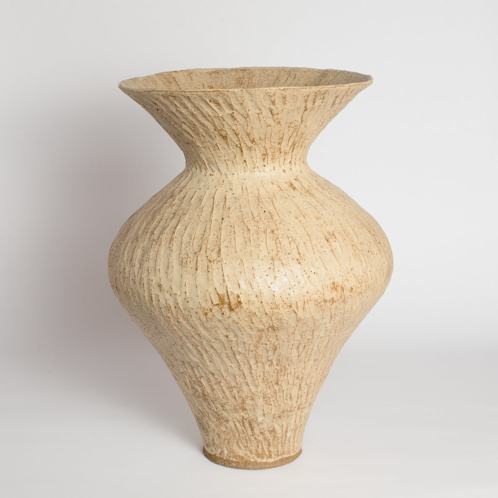 Carved Flare Vase