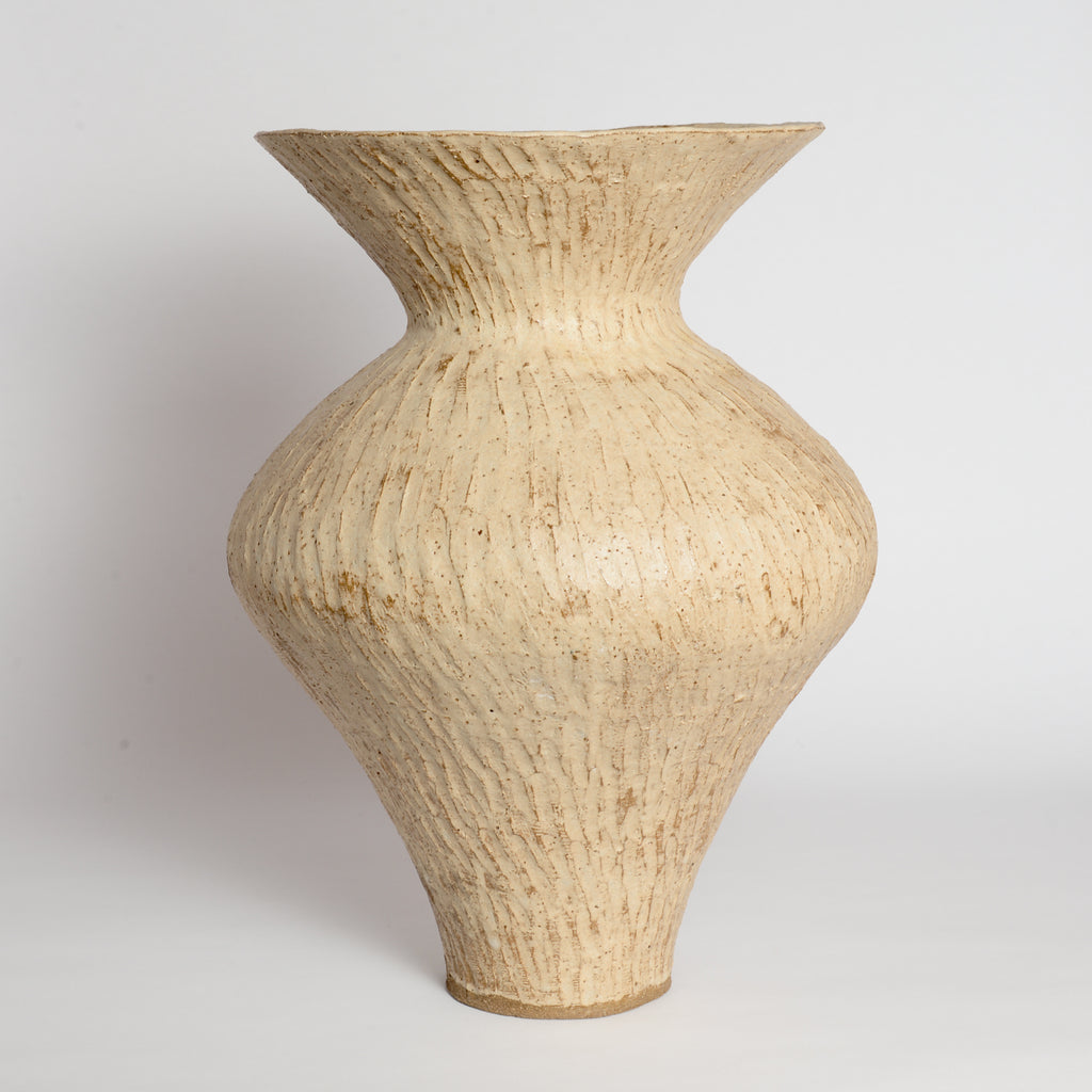 Carved Flare Vase