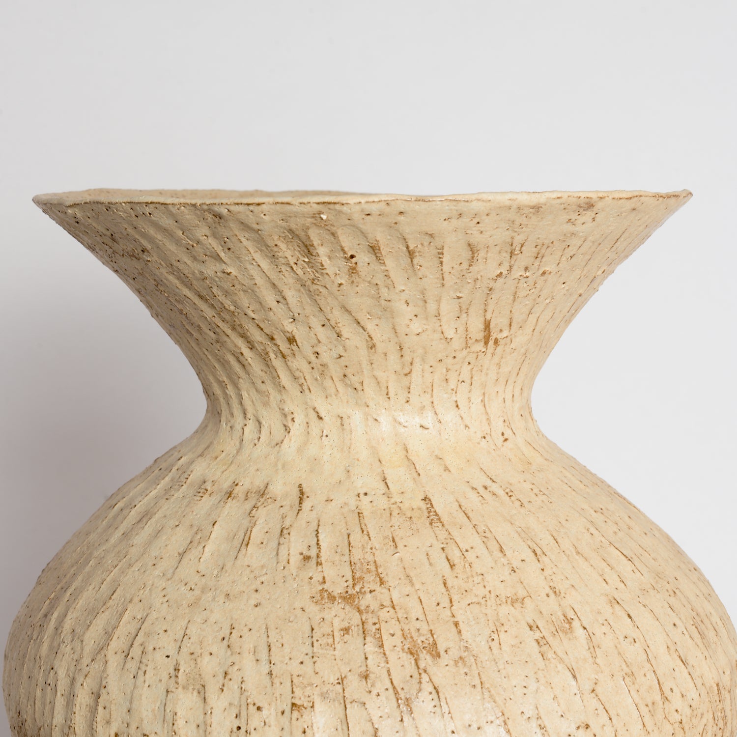Carved Flare Vase