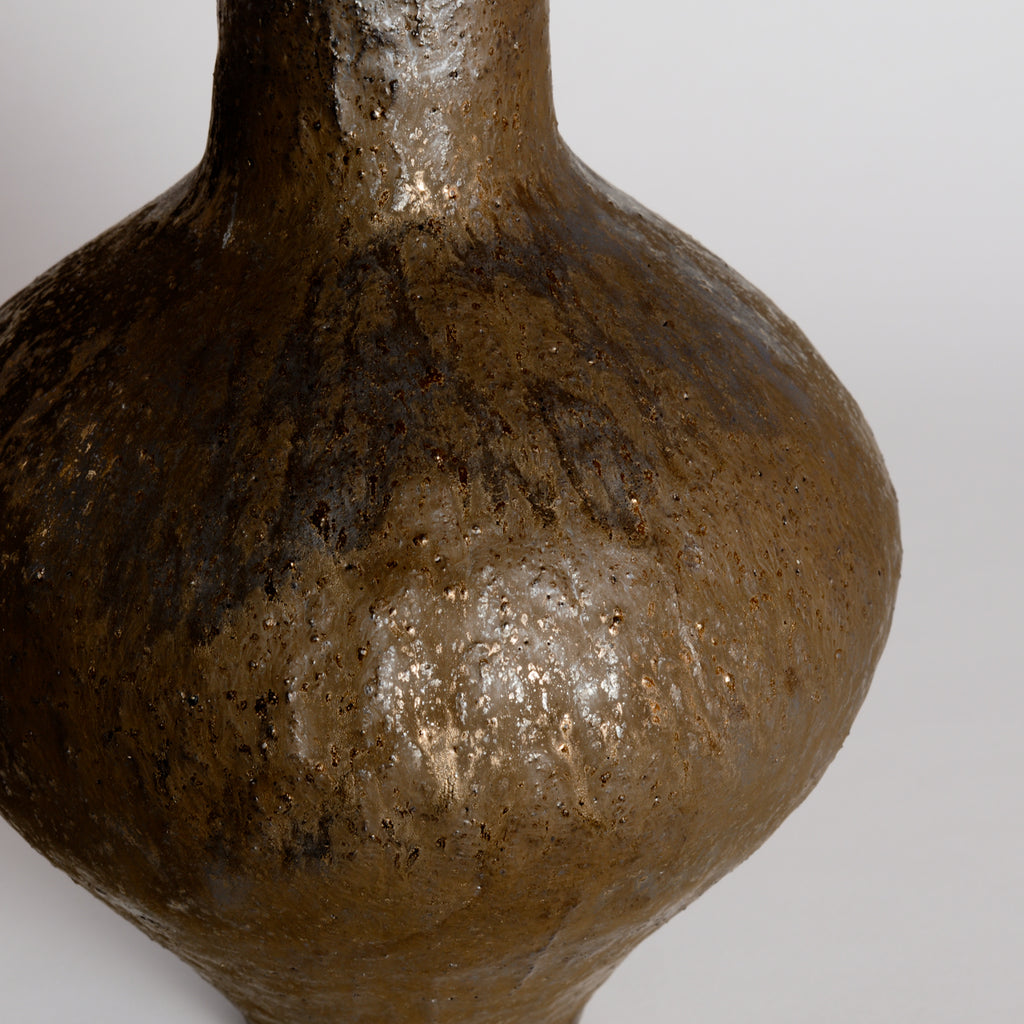 Bronze Amphora Tall Flare Sculpture