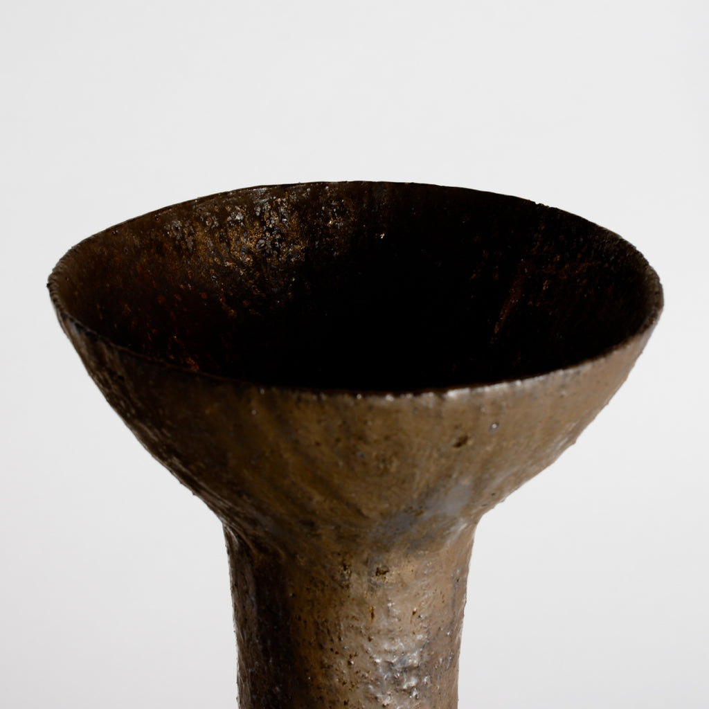 Bronze Amphora Tall Flare Sculpture