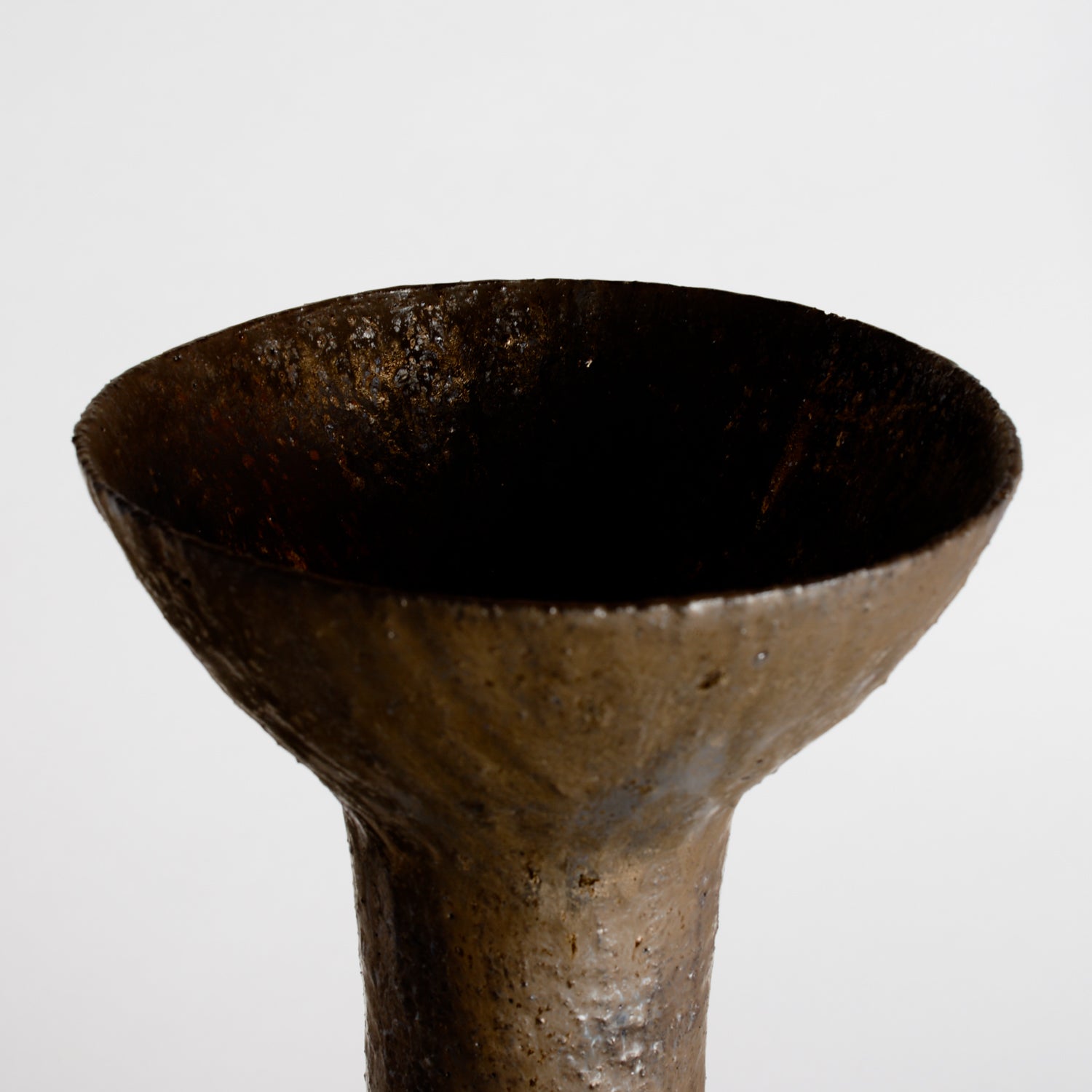 Bronze Amphora Tall Flare Sculpture