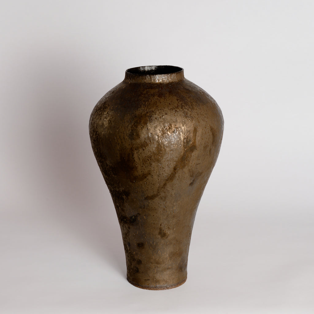 Bronze Tall Amphora Vessel