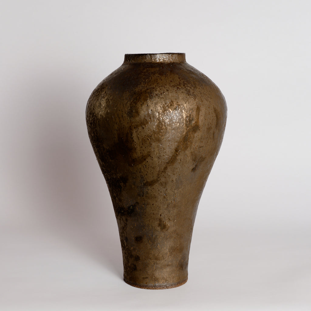 Bronze Tall Amphora Vessel
