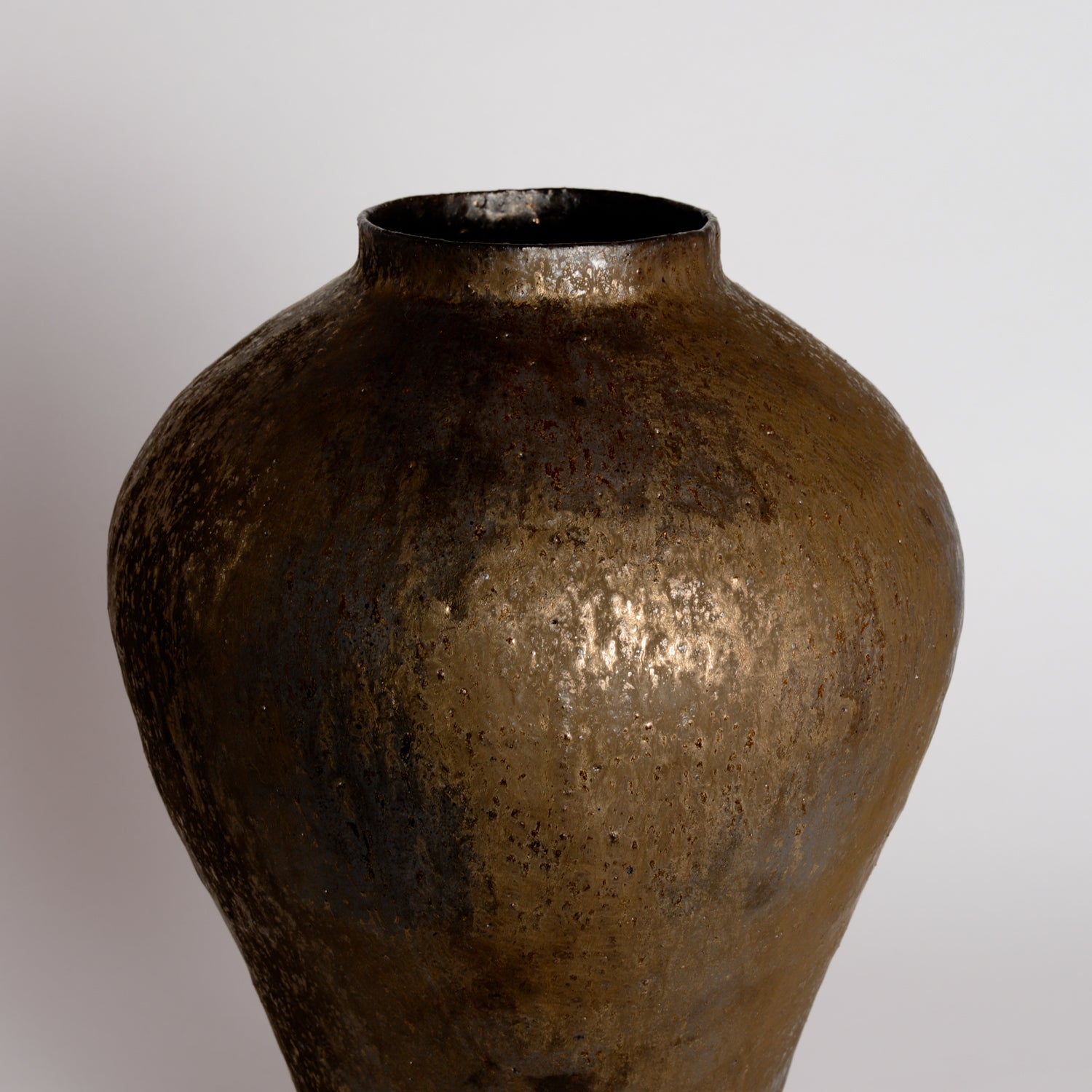 Bronze Tall Amphora Vessel
