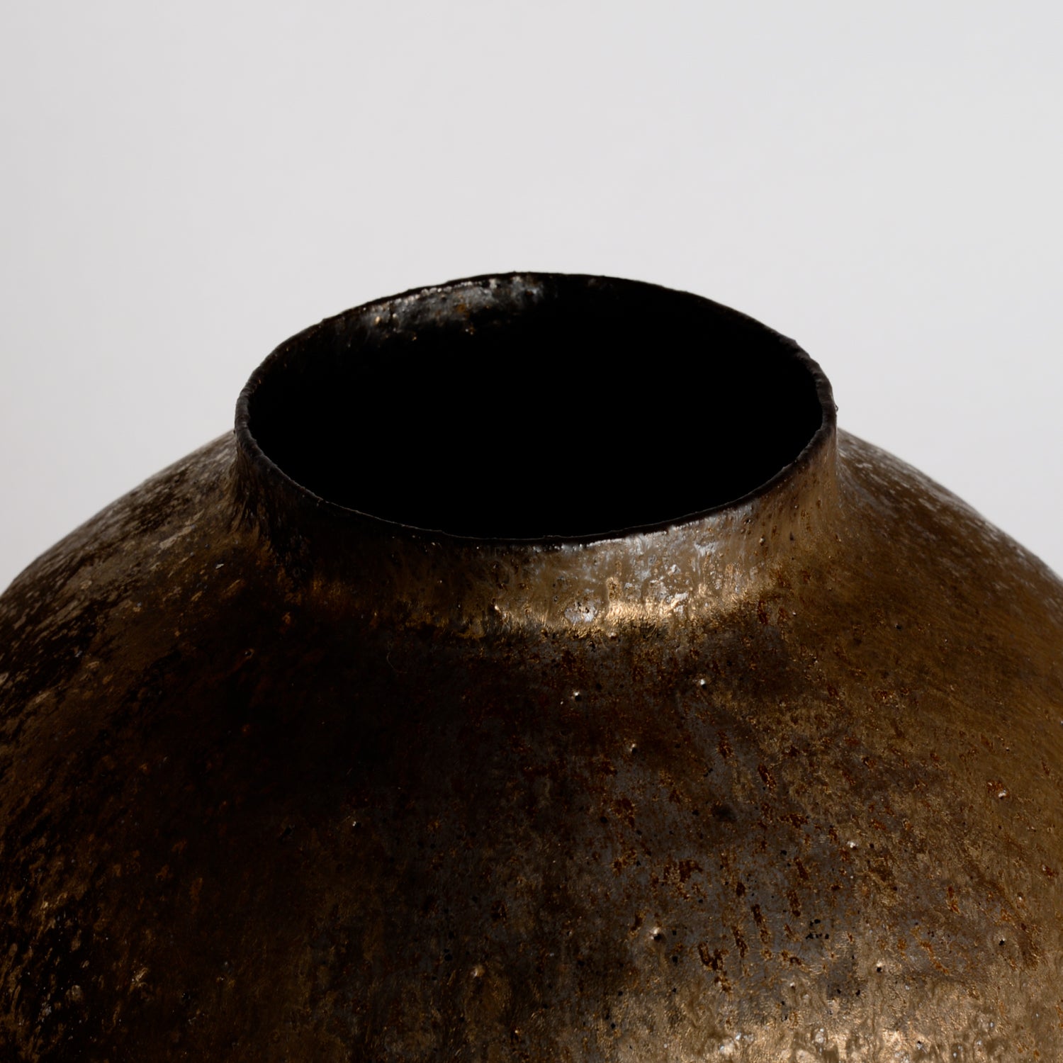 Bronze Tall Amphora Vessel
