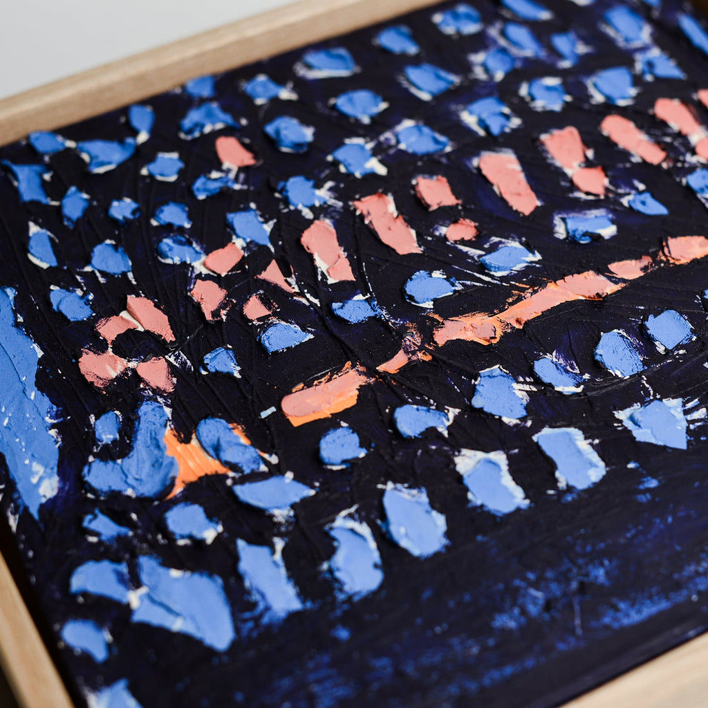 Ceramic painting by Irene Grishin Selzer