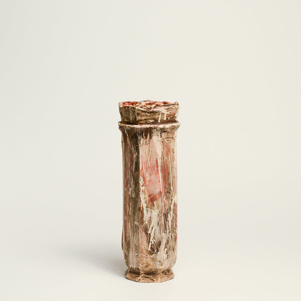 Ceramic vase handmade by Melbourne-based artist Irene from Iggy & Lou Lou. Irene’s practice is informed by a deep respect for traditional making processes, a commitment to a minimal environmental footprint, and a devotion to creating handmade, beloved ceramics that last a lifetime. Irene Grishin Selzer