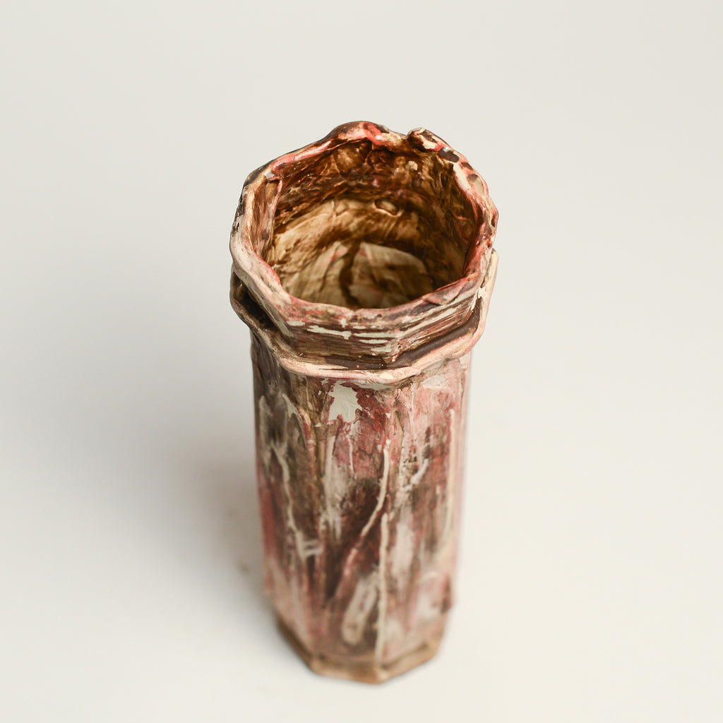 Ceramic vase handmade by Melbourne-based artist Irene from Iggy & Lou Lou. Irene’s practice is informed by a deep respect for traditional making processes, a commitment to a minimal environmental footprint, and a devotion to creating handmade, beloved ceramics that last a lifetime. Irene Grishin Selzer