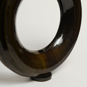 Ceramic circle vase by Sydney ceramicist Jenni Oh