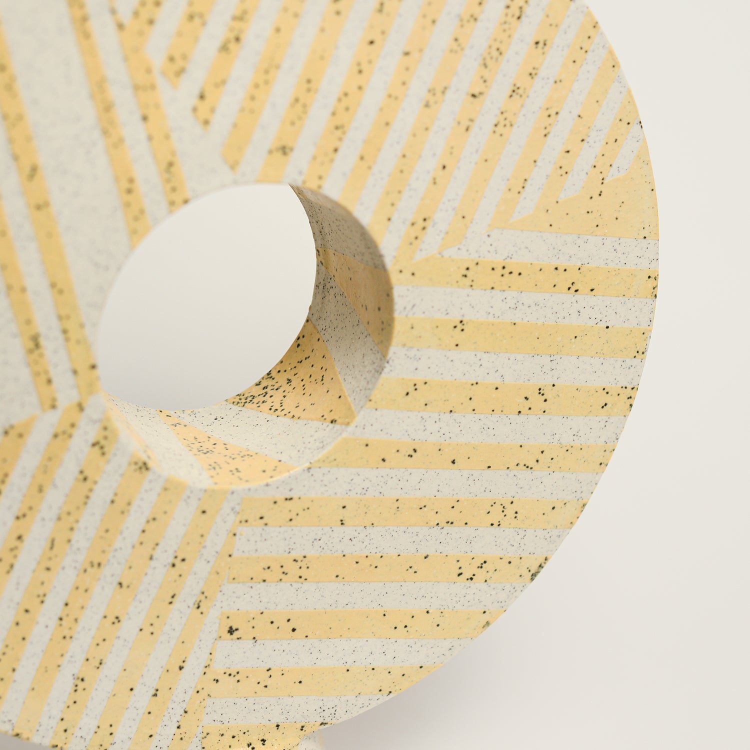 Ceramic circle vase by Sydney ceramicist Jenni Oh