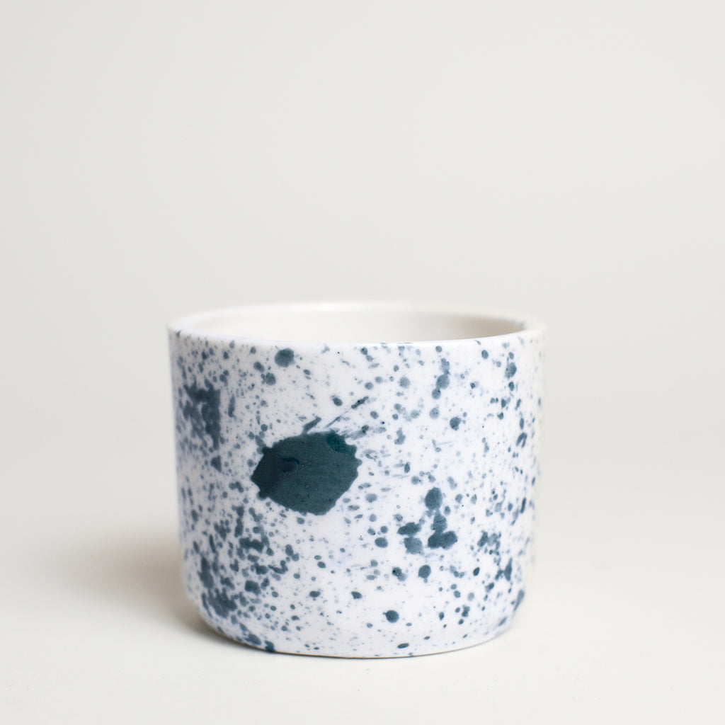 Porcelain Asymmetrical breakfast Bowl handmade by Melbourne-based ceramicist Lucile Sciallano from La Petite Fabrique De Brunswick. Originally from France, Lucile now works from her Brunswick garden shed where she creates a variety of tableware using slip cast techniques and hand-painted patterns.