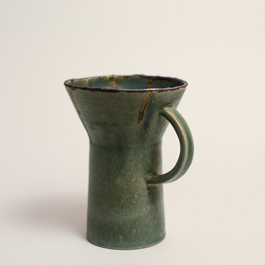 LAURA VELEFF has been making ceramic work for her label LEAF AND THREAD for the past 9 years. Laura works predominantly on the wheel and creates pieces that are imbued with her deep respect and love for natural materials.  Since moving from Melbourne to the Central Victorian Goldfields, Laura's more recent work tells the story of the complex narrative and history of her new surroundings, often incorporating materials she gathers from the environment.