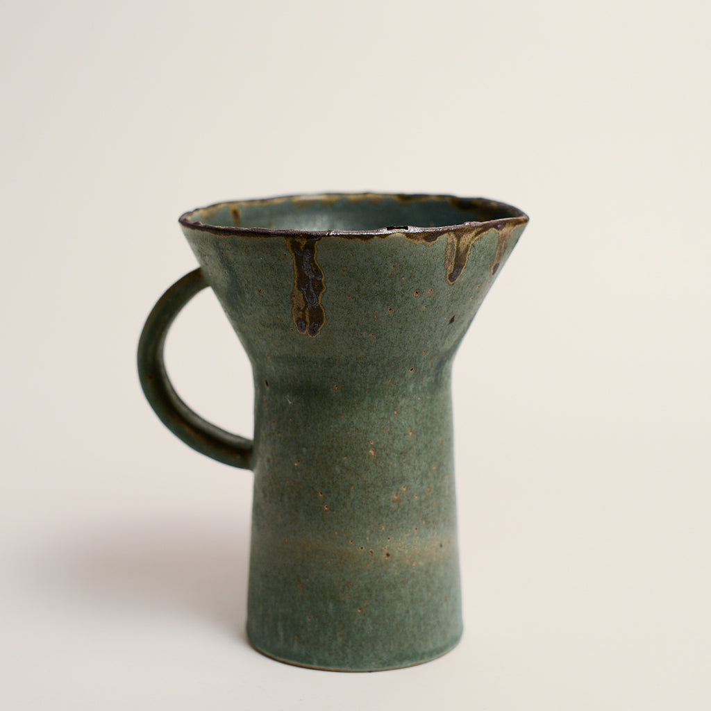 LAURA VELEFF has been making ceramic work for her label LEAF AND THREAD for the past 9 years. Laura works predominantly on the wheel and creates pieces that are imbued with her deep respect and love for natural materials.  Since moving from Melbourne to the Central Victorian Goldfields, Laura's more recent work tells the story of the complex narrative and history of her new surroundings, often incorporating materials she gathers from the environment.