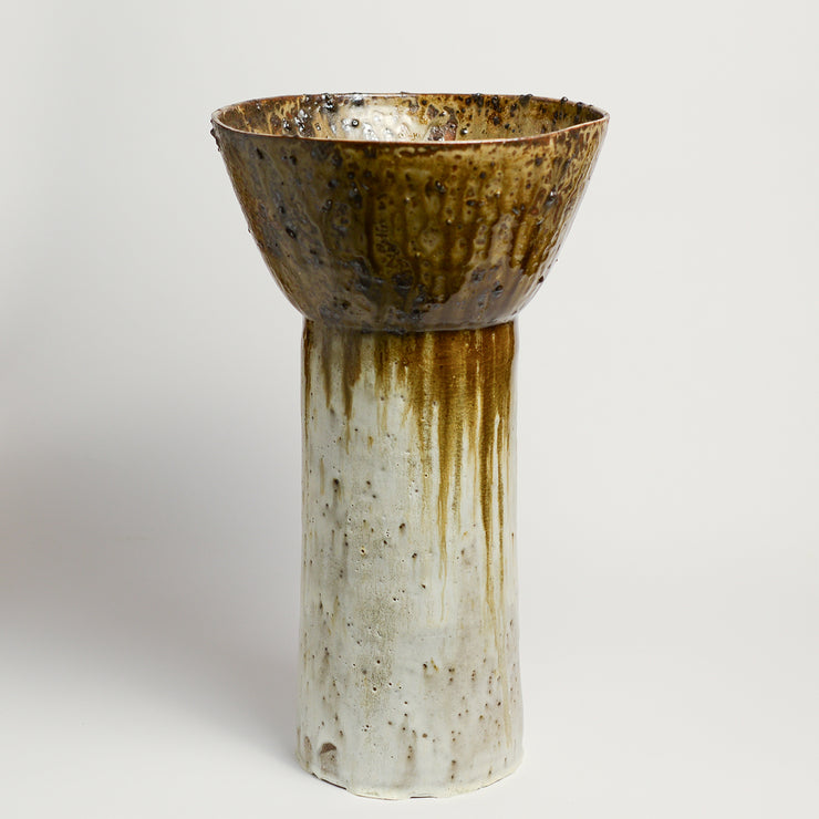 Ceramic vessel handmade by Laura Veleff of Leaf and Thread