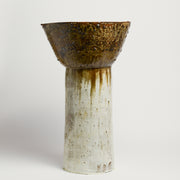 Ceramic vessel handmade by Laura Veleff of Leaf and Thread