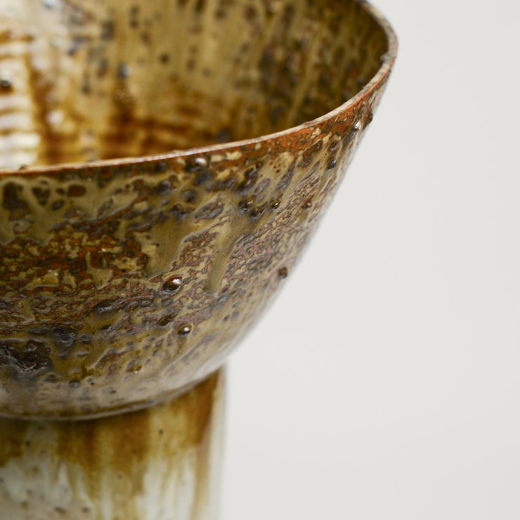 Ceramic vessel handmade by Laura Veleff of Leaf and Thread