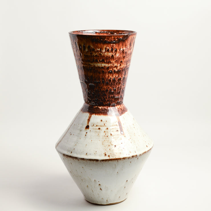 Ceramic vessel handmade by Laura Veleff of Leaf and Thread