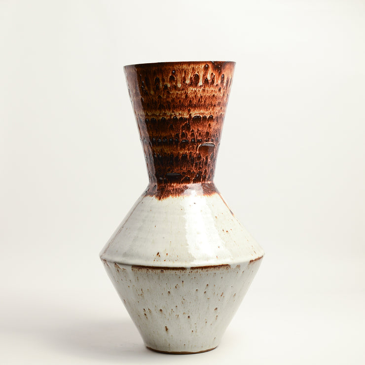 Ceramic vessel handmade by Laura Veleff of Leaf and Thread