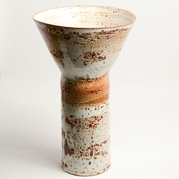 Ceramic vessel handmade by Laura Veleff of Leaf and Thread