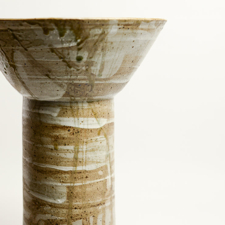 Ceramic vessel handmade by Laura Veleff of Leaf and Thread