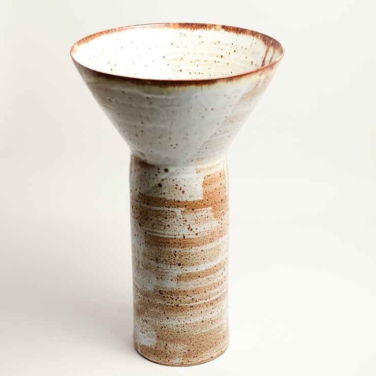 Ceramic vessel handmade by Laura Veleff of Leaf and Thread