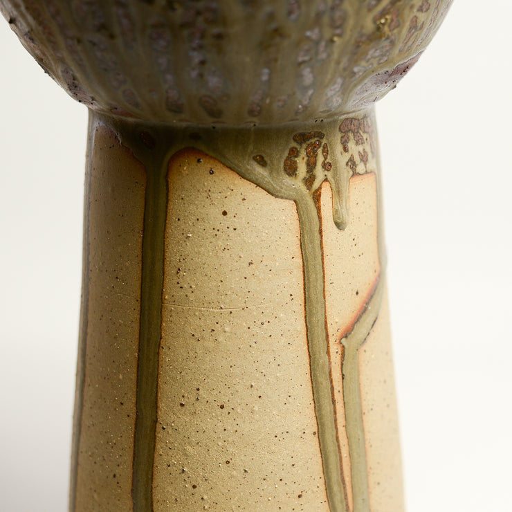 Ceramic vessel handmade by Laura Veleff of Leaf and Thread