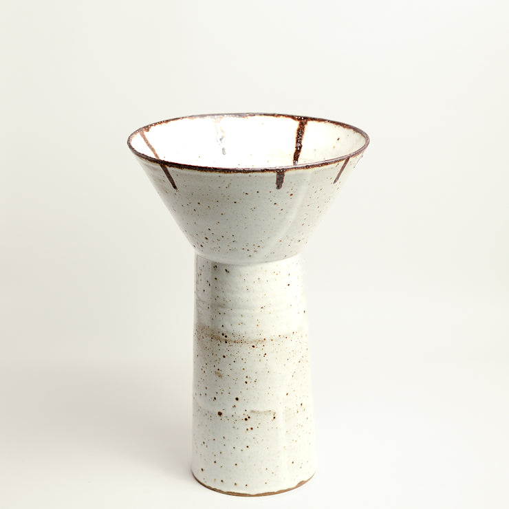 Ceramic vessel handmade by Laura Veleff of Leaf and Thread