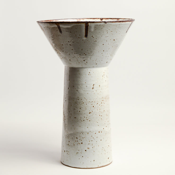 Ceramic vessel handmade by Laura Veleff of Leaf and Thread